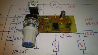 Для начинающих.Импульсное зарядное для АКБ 12 Вольт на ne 555.