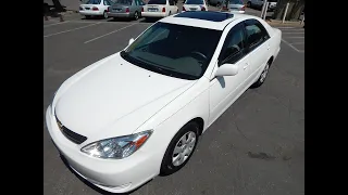 2003 Toyota Camry LE video walk around review