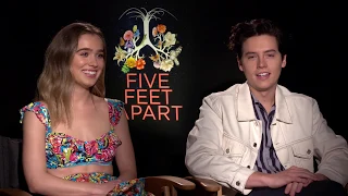 COLE SPROUSE, HALEY LU RICHARDSON, JUSTIN BALDONI Interview: Five Feet Apart