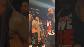 TB When Jimmy Uso Solo Sikoa and Jey Uso gives his t shirt to his fan.