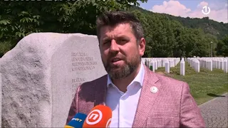 Dan nakon usvajanja Rezolucije o genocidu u Srebrenici