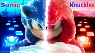 Sonic 🔴 Knuckles 🔴 Sonic 🔴 Knuckles || Tiles Hop EDM Rush! || Coffin Dance Cover || Astronomia Song