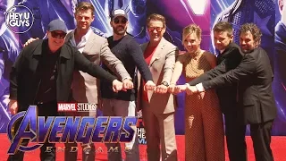 Avengers: Endgame Handprint Ceremony Highlights & Interviews