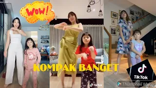 AKSI TIKTOK GISEL & GEMPI , Kompak Banget sih!!! Si gempinya bikin gemes.....