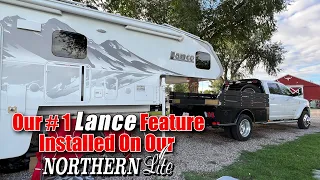 Our Favorite LANCE Camper Feature Installed On Our NORTHERN LITE