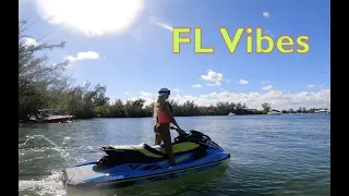 Riding our Jet Skis in MIAMI!