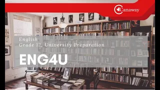 ENG4U - English, Grade 12 - University Preparation