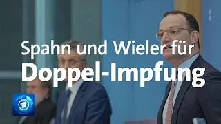 Spahn und Wieler werben für Corona- und Grippe-Impfung