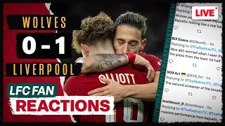 ELLIOTT STUNNER BEATS WOLVES! | Wolves 0-1 Liverpool | LFC FAN REACTIONS