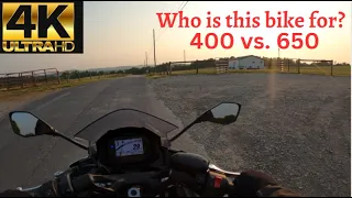 2023 Kawasaki Ninja 650 Review: 4,000 Miles. POV New Rider #motovlog #bikereview
