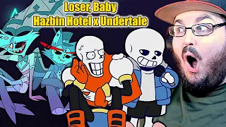 Loser, baby (Hazbin Hotel) UNDERTALE PARODY - #HazbinHotel X #Undertale REACTION!!!