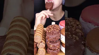 ASMR MALTESERS KITKAT MAGNUM CHOCOLATE ICE CREAM NUTELLA DESSERT MUKBANG 킷캣 몰티져스 먹방咀嚼音 EATING SOUNDS