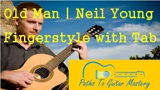 Old Man | Neil Young fingerstyle with TAB