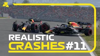 F1 2021 | REALISTIC CRASH COMPILATION #11