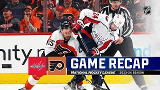 Washington Capitals vs Philadelphia Flyers | April 16, 2024 | Game Highlights | NHL Regular Season