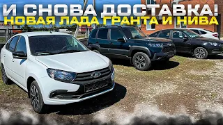 И СНОВА ДОСТАВКА! НОВАЯ ЛАДА ГРАНТА И НИВА ЕДЕТ САМА ЛЮДЯМ В ДНР И ЛНР