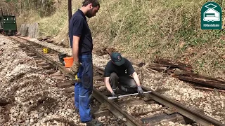 Höllentalbahn Gleisbau April 2018