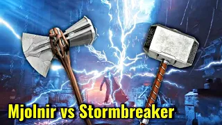 Mjolnir vs Stormbreaker Explained In HINDI | Why Mjolnir Is So Important? Explained In HINDI