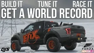 Forza Horizon 4 - 1000hp Ford Raptor - WORLD RECORD - BUILD AND TUNE!!