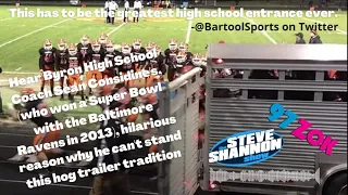 "Greatest High School Football Entrance Ever", says Barstool Sports