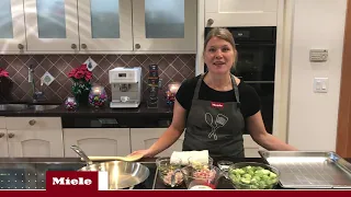 Miele Cooks - Brussels Sprouts with Shallots and Pancetta