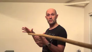 How to hold the quarterstaff