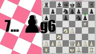 #12 Сицилианская защита за белых. Вариант Найдорфа 7...g7-g6