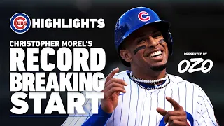 Highlights of Christopher Morel's Franchise Record 22-Game On-Base Streak to Begin His MLB Career