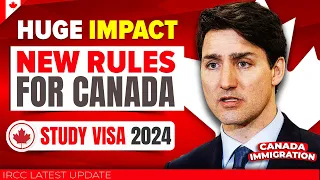 Breaking News : New Rules For Canada Study Visa 2024 : Huge Impact For Students | IRCC Latest Update