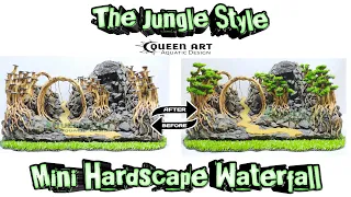How to make a Waterfall Aquascape - easy for beginners