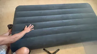 Unboxing of The Intex 10" Twin Standard Dura-Beam Airbed Mattress with Fiber-Tech Construction