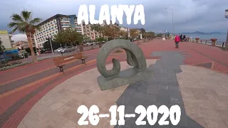 🇹🇷 ALANYA 4 часть Большой прогулки по Центру 26 ноября Алания