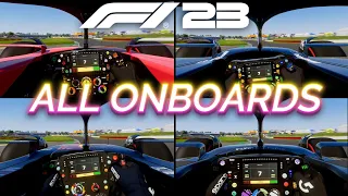 All COCKPIT CAM Onboards in F1 23