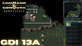Command & Conquer Remastered - GDI Mission 13A - ION CANNON STRIKE YUGOSLAVIA WEST (Hard)