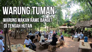 WARUNG MAKAN DI TENGAH HUTAN YANG RAME BANGET!