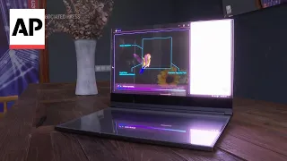 Laptop with transparent screen combines AI and augmented reality