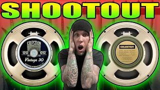 Celestion Vintage 30 vs Celestion Greenback - Guitar Speaker - Shootout