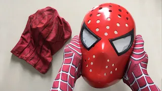 Unboxing Bully Maguire Face shell Mask Replica from Spiderman 3