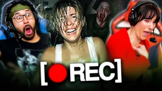 REC (2007) IS TERRIFYING! MOVIE REACTION!! First Time Watching