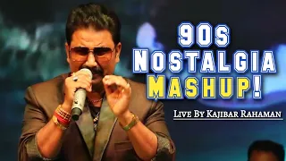 Kumar Sanu 90s Nostalgia Mashup Live Concert By Kajibar Rahaman | 90s Melody Mash-up | Kumar Sanu