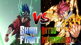 Natsu Vs Shiki - First Impressions