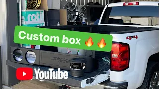 Chevy 2015 custom box 2 skar Audio 8inch