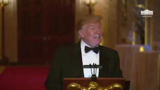 President Trump and First Lady Host White House Historical Association Dinner, Melanie Tr