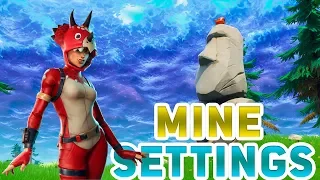 MINE SETTINGS I FORTNITE! - Fortnite Battle Royale Dansk