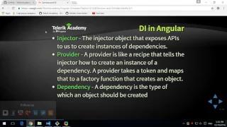 Angular 2: Services and Dependency Injection