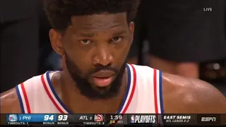 Philadelphia 76ers vs Atlanta Hawks Game 6 Highlights Last 3 minutes 4th Quarter NBA Playoffs