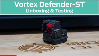 Vortex Defender-ST Red Dot Unboxing and Testing! ALL NEW!