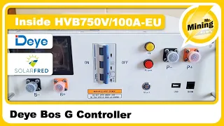 Deye BOS-G High voltage Batterie Controller inside sponsored from solarfred Typ:HVB750V/100A-EU