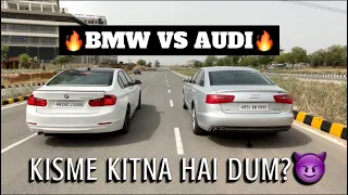 BMW 320D Vs AUDI A6 DRAG RACE || Itni Buri Haar🤦🏼‍♂️