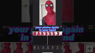 How to do this Spider-Man web effect with your phone #vfx #tutorial #capcut #transition #spiderman